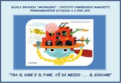 "TRA IL DIRE E IL FARE, C'&Egrave; DI MEZZO . IL GIOCARE" - SCUOLA INFANZIA "ARCOBALENO" - ISTITUTO COMPRENSIVO MARCHETTI PROGRAMMAZIONE DI PLESSO A.S ...