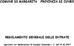 COMUNE DI MARGARITA PROVINCIA DI CUNEO REGOLAMENTO GENERALE DELLE ENTRATE - Approvato con deliberazione di Consiglio Comunale n. 6 del 19.02.2007