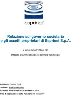 Relazione sul governo societario e gli assetti proprietari di Esprinet S.p.A.