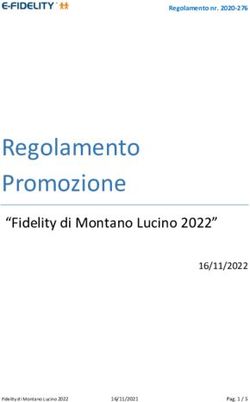 Regolamento Promozione - "Fidelity di Montano Lucino 2022"
