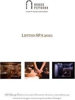 LISTINO SPA 2021 - "SPA Borgo Petroro &egrave; un centro di benessere da vivere in uso esclusivo, per ricaricare le energie e vivere un'esperienza fuori ...