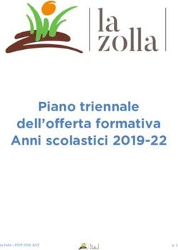 Piano triennale dell'offerta formativa Anni scolastici 2019-22 - La Zolla - PTOF 2019 2022