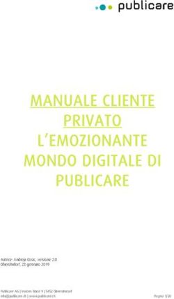 MANUALE CLIENTE PRIVATO L'EMOZIONANTE MONDO DIGITALE DI PUBLICARE