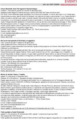 EVENTI info: tel. 0541 53399 - www.riminiturismo.it - Rimini turismo