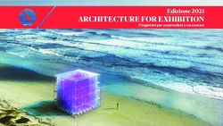 ARCHITECTURE FOR EXHIBITION - Edizione 2021 Progettare per sorprendere e raccontare - YAC Academy