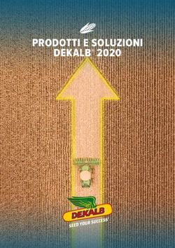 PRODOTTI E SOLUZIONI DEKALB 2020