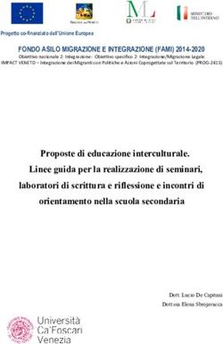 Proposte di educazione interculturale.
