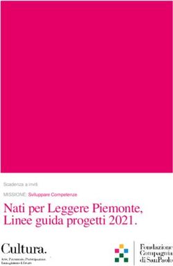 Nati per Leggere Piemonte, Linee guida progetti 2021.