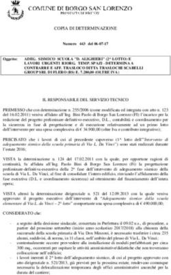 COPIA DI DETERMINAZIONE - Comune di Borgo San Lorenzo