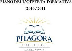 PIANO DELL'OFFERTA FORMATIVA 2010 / 2011 - Pitagora College