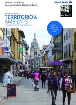 Animare i nuclei locali Le esperienze della Rete Centri Storici - EspaceSuisse