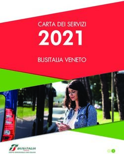 2021 CARTA DEI SERVIZI BUSITALIA VENETO