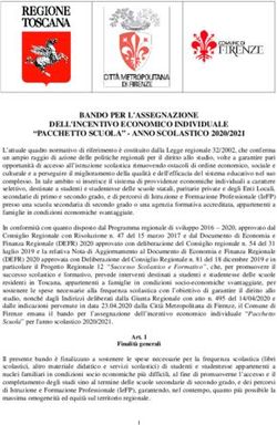 BANDO PER L'ASSEGNAZIONE DELL'INCENTIVO ECONOMICO INDIVIDUALE "PACCHETTO SCUOLA" - ANNO SCOLASTICO 2020/2021