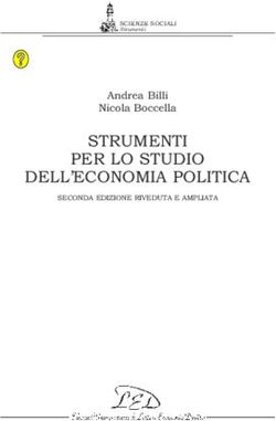 STRUMENTI PER LO STUDIO DELL'ECONOMIA POLITICA - Andrea Billi Nicola Boccella