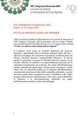 XIX CONGRESSO NAZIONALE AIDI - Napoli, 21-22 maggio 2020 INVITO alla PRESENTAZIONE delle MEMORIE