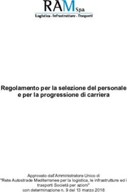 REGOLAMENTO PER LA SELEZIONE DEL PERSONALE E PER LA PROGRESSIONE DI CARRIERA - RAM SPA