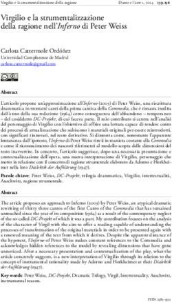 Virgilio e la strumentalizzazione della ragione nell'Inferno di Peter Weiss