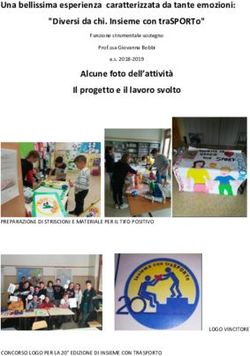 Una bellissima esperienza caratterizzata da tante emozioni
