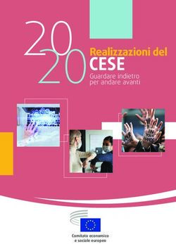 CESE Realizzazioni del - 20 20 Guardareindietro