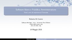 Software libero e Pubblica Amministrazione - Venti anni di esperienza ...