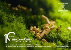 CATALOGO 2022 Leader europeo nella produzione di pellet di legno certificato, del pellet di paglia: per pacciamatura ed energetico, della biomassa ...
