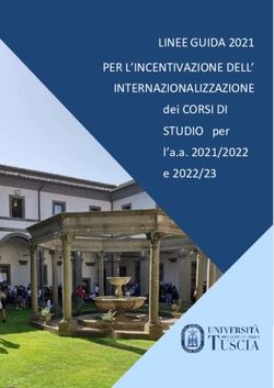 LINEE GUIDA 2021 PER L'INCENTIVAZIONE DELL' INTERNAZIONALIZZAZIONE - dei CORSIDI STUDIO per l'a.a. 2021/2022 e 2022/23 - UNITUS