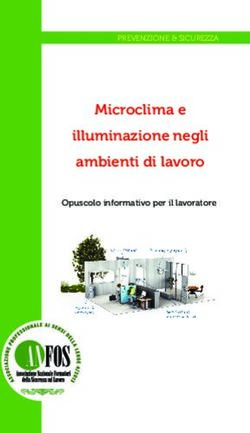 Microclima e illuminazione negli ambienti di lavoro - Anfos.org