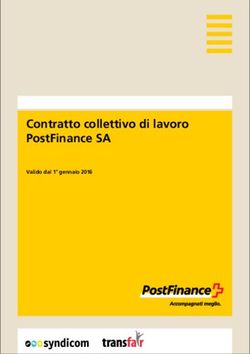 Contratto collettivo di lavoro PostFinance SA