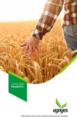 CATALOGO PRODOTTI FERTILIZZANTI SPECIALI PER L'AGRICOLTURA BIOLOGICA E INTEGRATA - AGRIGES