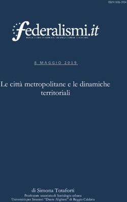 Le citt&agrave; metropolitane e le dinamiche territoriali - di Simona Totaforti - 8 MAGGIO 2019 - Sipotra