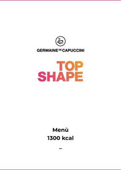 Menù 1300 kcal - Germaine Top Shape