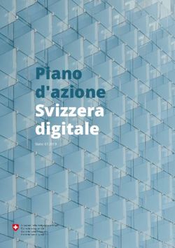 Piano d'azione Svizzera digitale - Stato: 07.2019 - Dialog Digitale ...