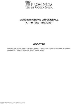 DETERMINAZIONE DIRIGENZIALE N. 197 DEL 18/03/2021 OGGETTO - FORNITURA PER FIRMA DIGITALE: SMART CARD E LICENZE PER FIRMA MULTIPLA. ACQUISTO ...