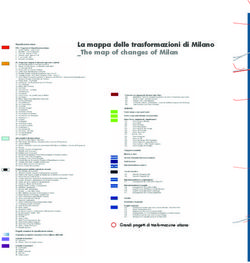 La mappa delle trasformazioni di Milano _The map of changes of Milan