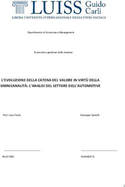 L'EVOLUZIONE DELLA CATENA DEL VALORE IN VIRT&Ugrave; DELLA OMNICANALIT&Agrave;: L'ANALISI DEL SETTORE DELL'AUTOMOTIVE - RELATORE CANDIDATO