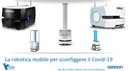 La robotica mobile per sconfiggere il Covid-19 - Ing. Marco Mina, Robotic Key Account Manager - ROBOSIRI