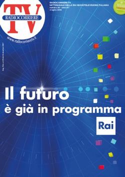 Il futuro &egrave; gi&agrave; in programma - Ufficio Stampa Rai