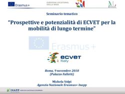 "Prospettive e potenzialità di ECVET per la mobilità di lungo termine" - Seminario tematico - Erasmus Plus