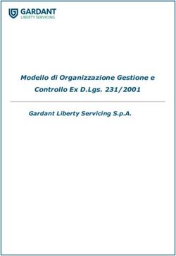 Modello di Organizzazione Gestione e Controllo Ex D.Lgs. 231/2001 - Gardant Liberty Servicing S.p.A.
