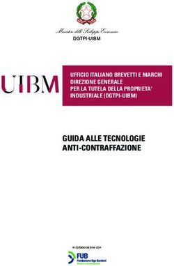 GUIDA ALLE TECNOLOGIE ANTI-CONTRAFFAZIONE - UFFICIO ITALIANO BREVETTI E MARCHI DIREZIONE GENERALE PER LA TUTELA DELLA PROPRIETA' INDUSTRIALE ...