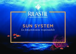 SUN SYSTEM La fotoprotezione responsabile - Rilastil