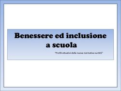 Benessere ed inclusione a scuola - "Profili attuativi della nuova normativa sui BES" - Centro Studi Ulisse