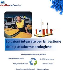 Soluzioni integrate per la gestione delle piattaforme ecologiche - Fidelizzazione attraverso raccolta punti Adempimenti normativi