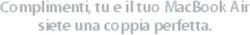 Complimenti, tu e il tuo MacBook Air siete una coppia perfetta.