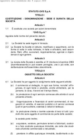 STATUTO OVS S.p.A. TITOLO I COSTITUZIONE - DENOMINAZIONE - SEDE E DURATA DELLA SOCIET&Agrave;