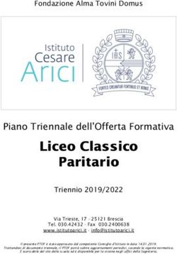 Liceo Classico Paritario - Piano Triennale dell'Offerta Formativa - Istituto Cesare Arici