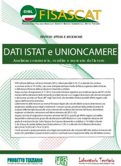 DATI ISTAT e UNIONCAMERE - Analisi su commercio, vendite e mercato del lavoro