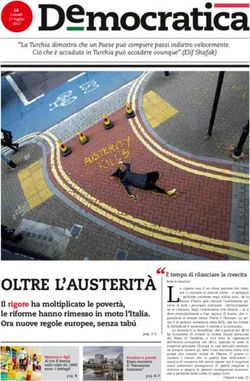 OLTRE L'AUSTERITÀ Il rigore ha moltiplicato le povertà, le riforme hanno rimesso in moto l'Italia. Ora nuove regole europee, senza tabú - Partito ...