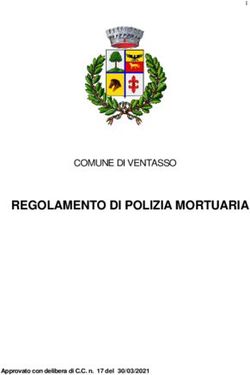 REGOLAMENTO DI POLIZIA MORTUARIA - COMUNE DI VENTASSO - Approvato con delibera di C.C. n. 17 del 30/03/2021