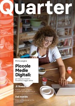Quarter - Piccole Medie Digitali: .it News - | Registro .it